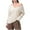 Beige, variant on Bpmpbo Women's Long Sleeve Shirts Yoga Clothing Sports Exercise Running T Shirts Pullover Tops Sexy Off the Shoulder V-Neck Solid Color Breathable Tee Casual Loose Athletic Shirts