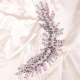 thumbnail image 3 of Bridal Crystal Hairband Long Hair Vine Crystal Beaded Headband Wedding Prom Party Festival Fashion Hair Accessory for Women (Purple), 3 of 10
