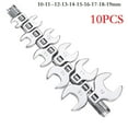 thumbnail image 2 of 10Pcs 3/8Inch Drive Crowfoot Wrench Set 10 To 19Mm Metric Foot Open End Spanner, 2 of 8