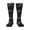1 Black, variant on Womens Black White Topo Earth Knee High Socks Comfy Thermal Boot Long Socks