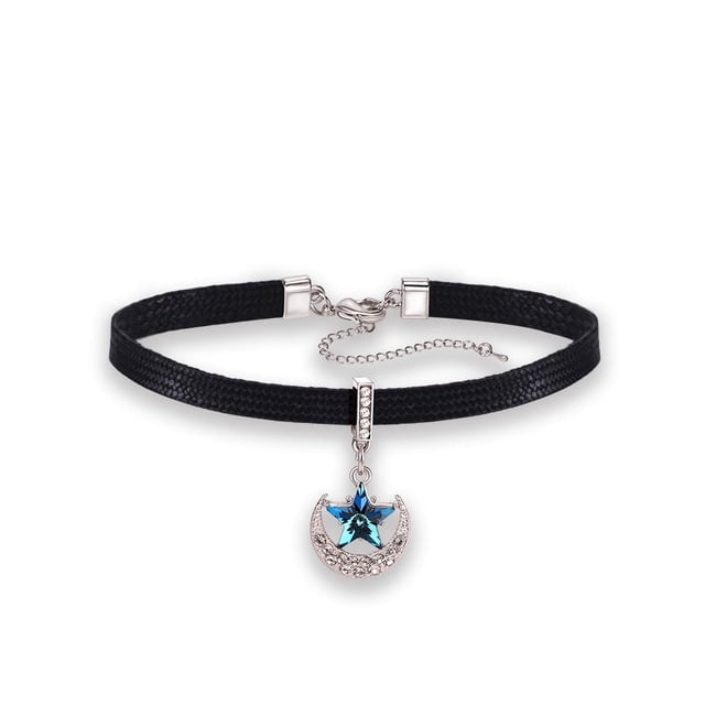 Collar estilo coreano, collar negro sexy con correa para el cuello, cadena para clavícula, personalidad de moda femenina, joyería de moda callejera
