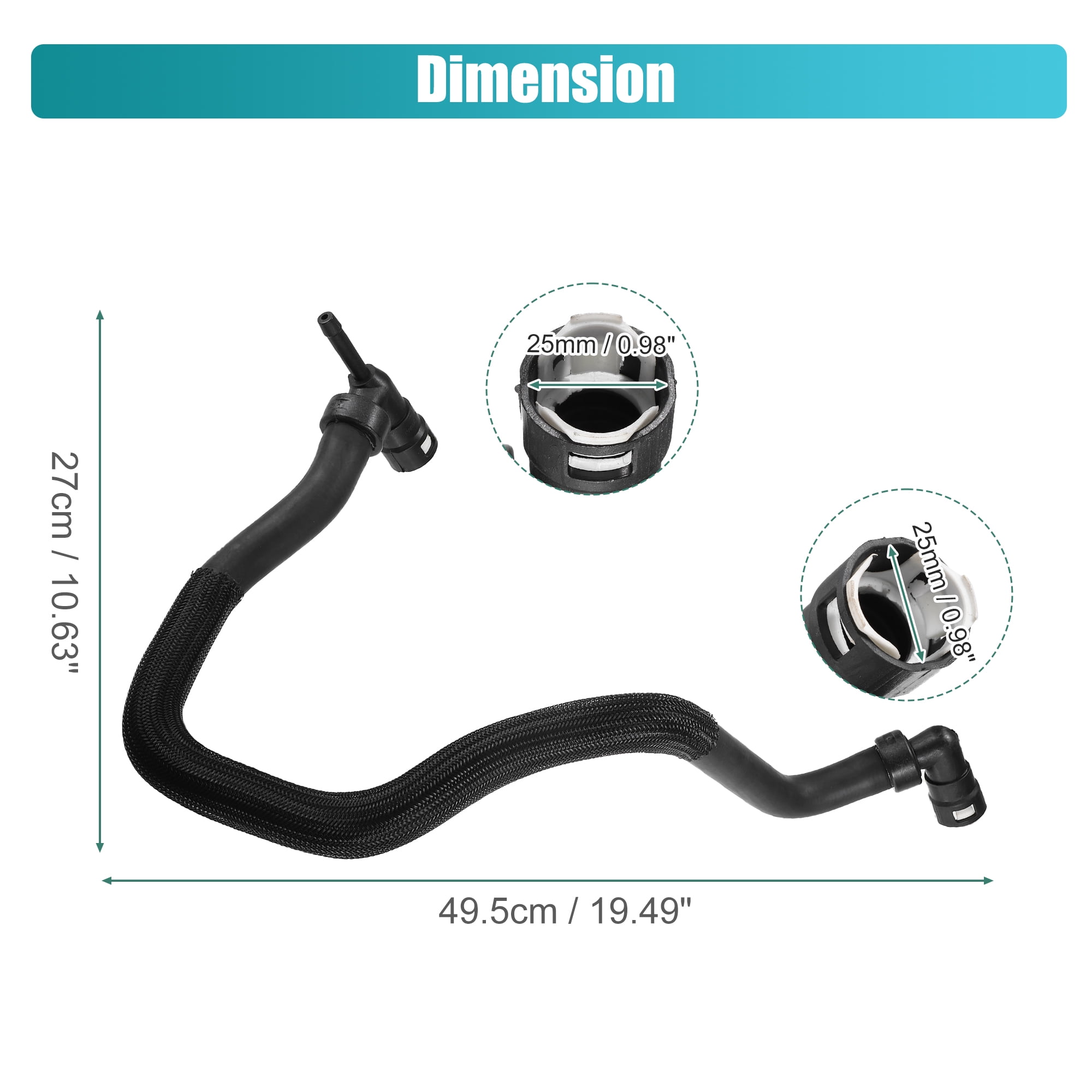 Unique Bargains HVAC Heater Hose Assembly for for Ford Super Duty 2011-2014 6.7L