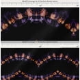 thumbnail image 2 of Soimoi Orange Cotton Voile Fabric Shibori Tie-Dye Printed Fabric 1 Yard 58 Inch Wide, 2 of 7
