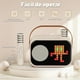 thumbnail image 5 of Bocina Bluetooth Portátil JYX con Micrófonos y Animación de Píxeles D58W-T, 5 of 10