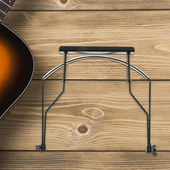 Pretyzoom Harp Neck Stand For Musicians 1Set Metal Black Adjustable Design For Musical Events