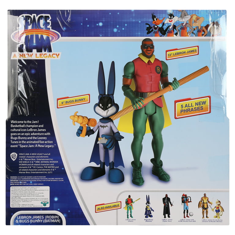 2022 New movie Space Jam 2 A New Legacy Series Cartoon Action Figure LeBron  James. Bugs