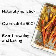 Nordic Ware Naturals 13 x 10 Aluminum Quarter Sheet, Rectangular Cookie & Baking Sheet Pan, Silver