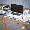 thumbnail image 3 of Long Mouse Pads for Desk,Pioneer Flower Floral Print Pattern Desk Mats on Top Of Desks, Desk Mouse Pad Extra Large with 3mm Non-Slip Base and Stitched Edge for Gaming,Office,Work,Home 35.4"x15.7", 3 of 6