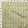 thumbnail image 3 of oneOone Cotton Silk Fabric Leaves Block Printed Fabric 1 Yard 42 Inch Wide, 3 of 4