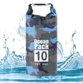 thumbnail image 2 of Bolsa seca impermeable – Bolsa de compresión seca enrollable que mantiene el equipo seco para kayak, playa, rafting Fokelyi 221284-5, 2 of 8