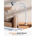 thumbnail image 3 of Soporte de teléfono Aomiker con cuello de cisne para cama, 97 cm, flexible, blanco, 3 of 7