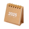 thumbnail image 4 of Calendario de escritorio pequeño Strade Fareast Limited Calendario de pie plegable práctico y versátil Mini 2025 caqui, 4 of 8
