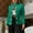 Green, variant on Aueoeo Spring Sweater For Womens Stand Collar Button Jacket Long Sleeve Jacket Spring Fall Tendy Wear