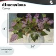 thumbnail image 4 of Stupell Industries Contemporary June Lilacs Bouquet Canvas Art, 24 x 16, by Katherine Lovell, 4 of 8