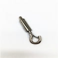 thumbnail image 2 of OUNONA 2Pcs Suspension Wire Rope Safety Hook Silver for Lighting Installation, 2 of 8
