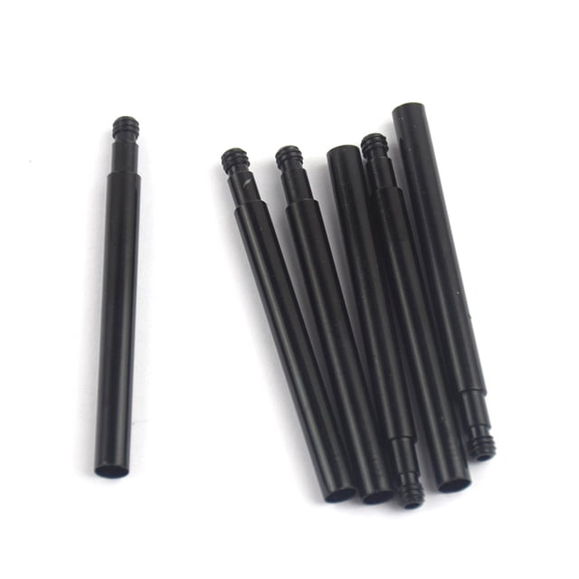 Eigraketly 6 uds ruedas de aleación de bicicleta llanta válvula francesa válvula extensores tapas adaptador de núcleo válvula extensor de neumático Ciclismo negro 70 mm Eigraketly VI0607-04B