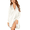 Beige, variant on Ekouaer Satin Nightgowns for Women Button Up Sleep Shirt Winter Ladies Nightshirts Notch Collar Night Shirt