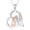 Dog, variant on CACA LADY Dog Necklace for Women 925 Sterling Silver Hug Dog Heart Pendant Memorial Gifts Puppy Jewelry Christmas Stocking Stuffers for Mom Girlfriend