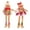 Long legged gingerbr, variant on ZPAQI 2Pcs Gingerbreads Man Stuffed Plush Dolls Christmas Cookie Figurine Ornaments