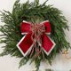 thumbnail image 4 of Lazo navideño preatado para guirnalda de árbol de Navidad y decoración exterior. Adorno para puerta. Guirnalda navideña para otoño e invierno., 4 of 6