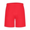 thumbnail image 4 of XPMWRP Men's Shorts Casual Elastic Waist Drawstring Stretch Beach Athletic Shorts Summer Lightweight Outdoor Work Pants (Red,M), 4 of 5
