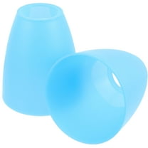 Pungan small lampshade 2 Plastic Horseshoe Lampshades for Ceiling/Floor Lamp (Blue),4.61"X3.94"X1.97"