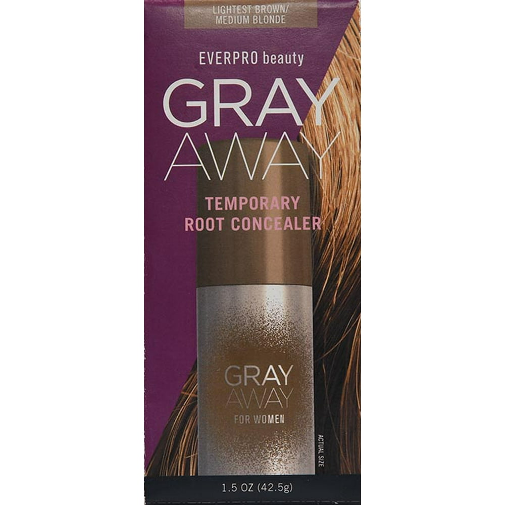 Everpro Gray Away Temporary Hair Color Root Concealer Spray Lightest