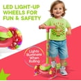 thumbnail image 6 of Scooter Stars 3-Wheel Kids Scooter with Light-Up LED Front Wheels, Wide Anti-Slip Deck, Rear Foot Brake, Lean-to-Steer Ride-On Toy, 6 of 6