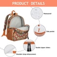 thumbnail image 4 of Sacred Symbol Mandala Ergonomic Backpack - Comfortable Wear with Spine Protection for Students, 4 of 5