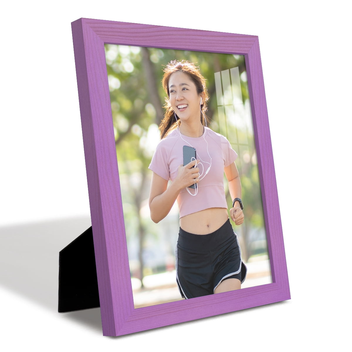 8x10 Wood Grain Picture Frame - Violet