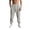 Light Gray, variant on GrmtClth Men's Linen Pants Casual Loose Fit Beach Drawstring Pants Elastic Waist Beach Lightweight Yoga Jogger Trousers with Pockets Army Green 2XL