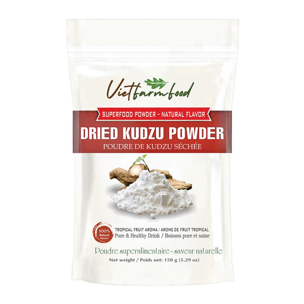 KUDZU POWDER 5.29 oz (150g) VIETFARMFOOD: Pure freeze-dried vegetable powder, made from real vegetables with no added sugar - Perfect for daily nutrition to keep your body of vitality