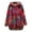Red, variant on IROINNID Women's Hooded Winter Jacket Coat Print Long Sleeve Warm Loose Plus Velvet Coat Tops, Yellow