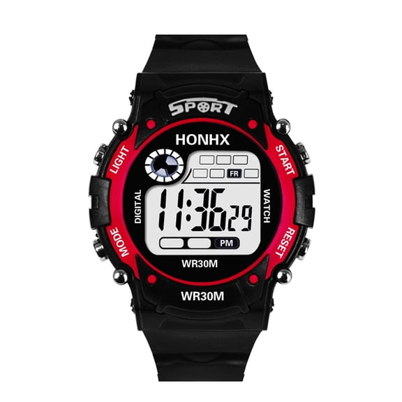 Rvkxad Men's Military Sport Watch, Digital Analog LED Wristwatch with 5 ATM Water Resistance, Sports Watch for Men, Durable Silicone Strap Watch for Swimming Shower Diving Outdoor