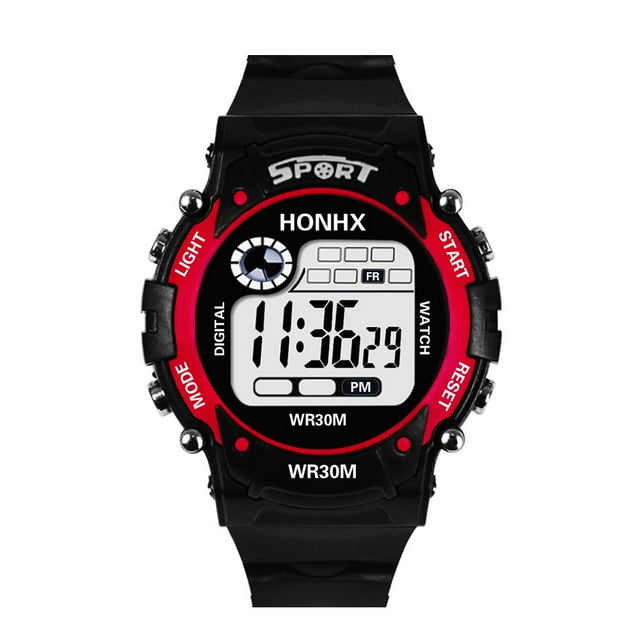 Reloj deportivo para hombre, reloj de pulsera deportivo de cuarzo analógico con LED digital y fecha para hombre.
