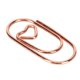thumbnail image 3 of 250Pcs Fancy Paperclips Small Heart Shape Plastic Covered Wire Widely Used Cute Paper Clips for Home School Office Rose Gold, 3 of 3