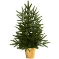 thumbnail image 2 of 2.5" Christmas Tree w/Golden Planter, 2 of 2