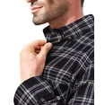 thumbnail image 7 of Youclos Men's Long Sleeve Plaid Flannel Shirts with Pocket Casual Button Down Shirt Regular Fit, 7 of 7