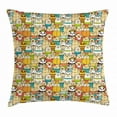 thumbnail image 1 of Ambesonne 20" x 20" Multi-color Polyester Decorative Pillow Cover, 1 of 2