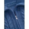 thumbnail image 3 of PRETTYGARDEN Women's Cable Knit Cropped Cardigan Sweaters Oversized Sweater, Long Sleeve Zip Up Jacket, Collared Neck, Ribbed Hem, Cozy Soft Casual Wear, Fall Clothes Winter Outerwear, 3 of 9