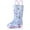 Purple, variant on Toddler Girl Waterproof Rain Boots, Purple, 9