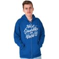 thumbnail image 5 of Not All Disabilities are Visible Zip Up Hoodie Men's Women's Brisco Brands X, 5 of 6