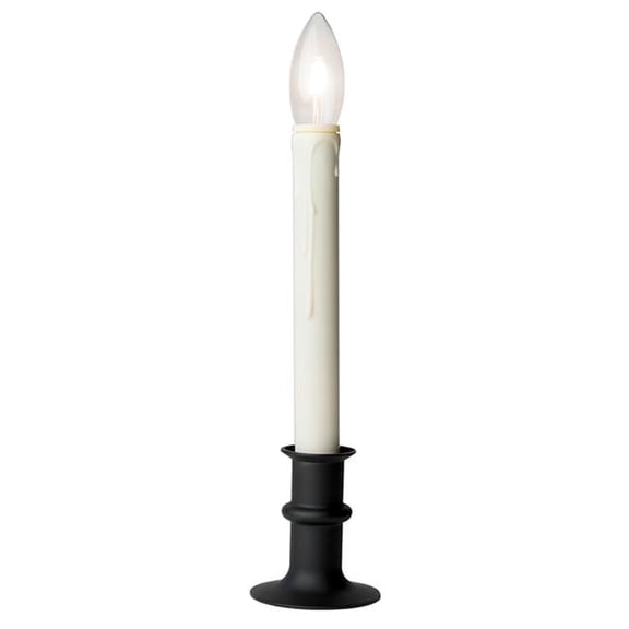 WINDOW CANDLE BLK ONYX (Pack of 1)