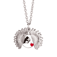 thumbnail image 1 of Cupido Angel Rojo Patron de corazon Collar de girasol collar collar collar colgante, 1 of 3