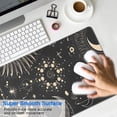 thumbnail image 4 of Long Mouse Pads for Desk,Black Gothic Sun Planet Pattern Desk Mats on Top Of Desks, Desk Mouse Pad Extra Large with 3mm Non-Slip Base and Stitched Edge for Gaming,Office,Work,Home 35.4"x15.7", 4 of 6