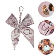 thumbnail image 3 of Ofertas Únicas 1 Pc Charm de Llave Decorativo de Bolso con Lazo Tendencia Letra Q Color Púrpura, 3 of 5