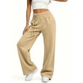 thumbnail image 5 of Posijego Women's Jogger Pants High Waisted Straight Leg Lightweight Solid Color Workout Pants Running Pants with Pockets, 5 of 7