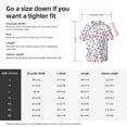thumbnail image 5 of Sikiie Rabbit Eating Men's Wrinkle Free Untucked Cuban Shirt Business Casual Button Down Shirts Short Sleeve Shirt4X-Large, 5 of 5