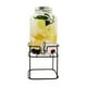 thumbnail image 1 of Mason Jar Dispensador Con Base Bebidas 8 L Vitrolero Con Tapa Agua Vidrio Cristal Bebidas Reunion Fiesta Diseño Decoracion Agua Practico Vintage, 1 of 6