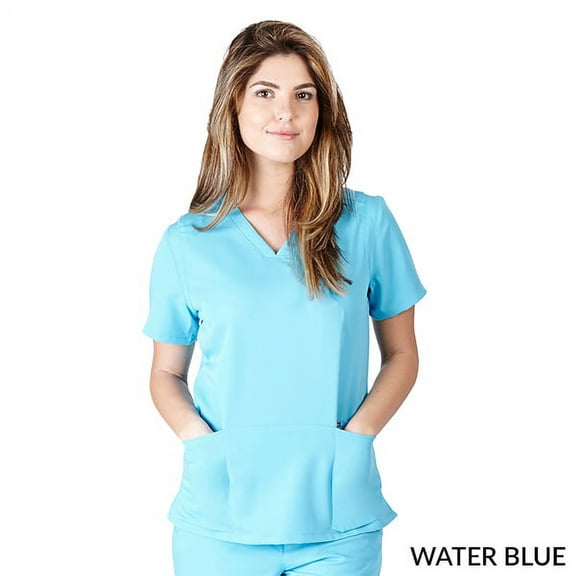 Ultra Soft Women's Five-Pocket V-Neck Scrub Top, Style 8118